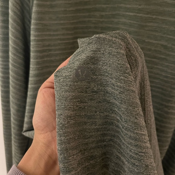 Lululemon Mens Metal Vent Tech 1/2 Zip 2.0 Wave Fade Rosemary Green/Spruce L - Picture 14 of 15